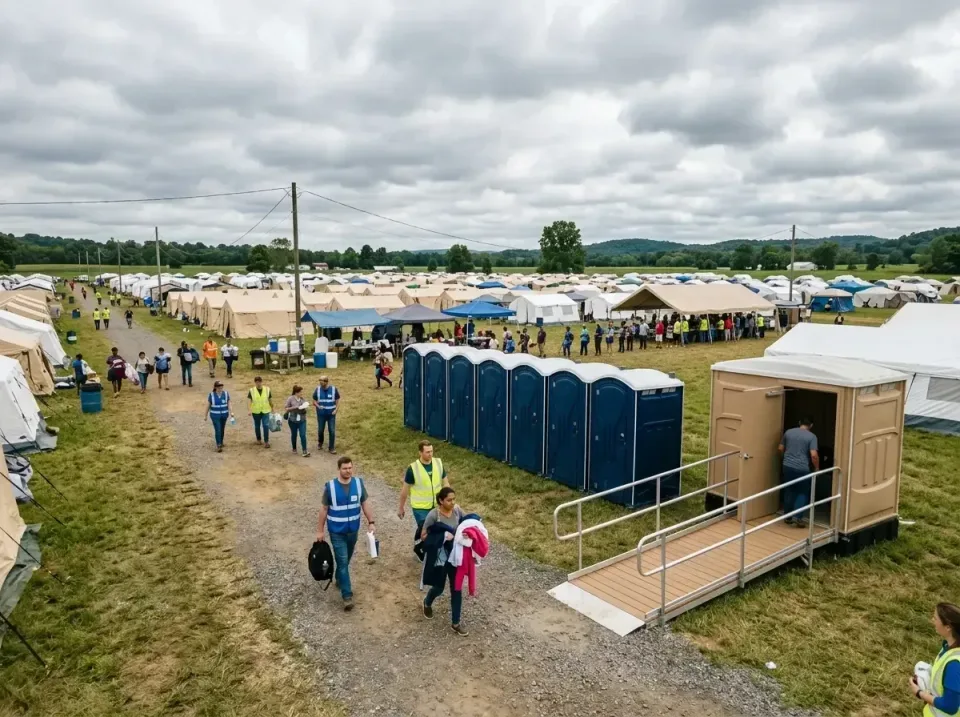 disaster-relief-camp-restrooms-010 — frequently asked questions, Dumpster & Portable Bathrooms Rental in Belgium, WI